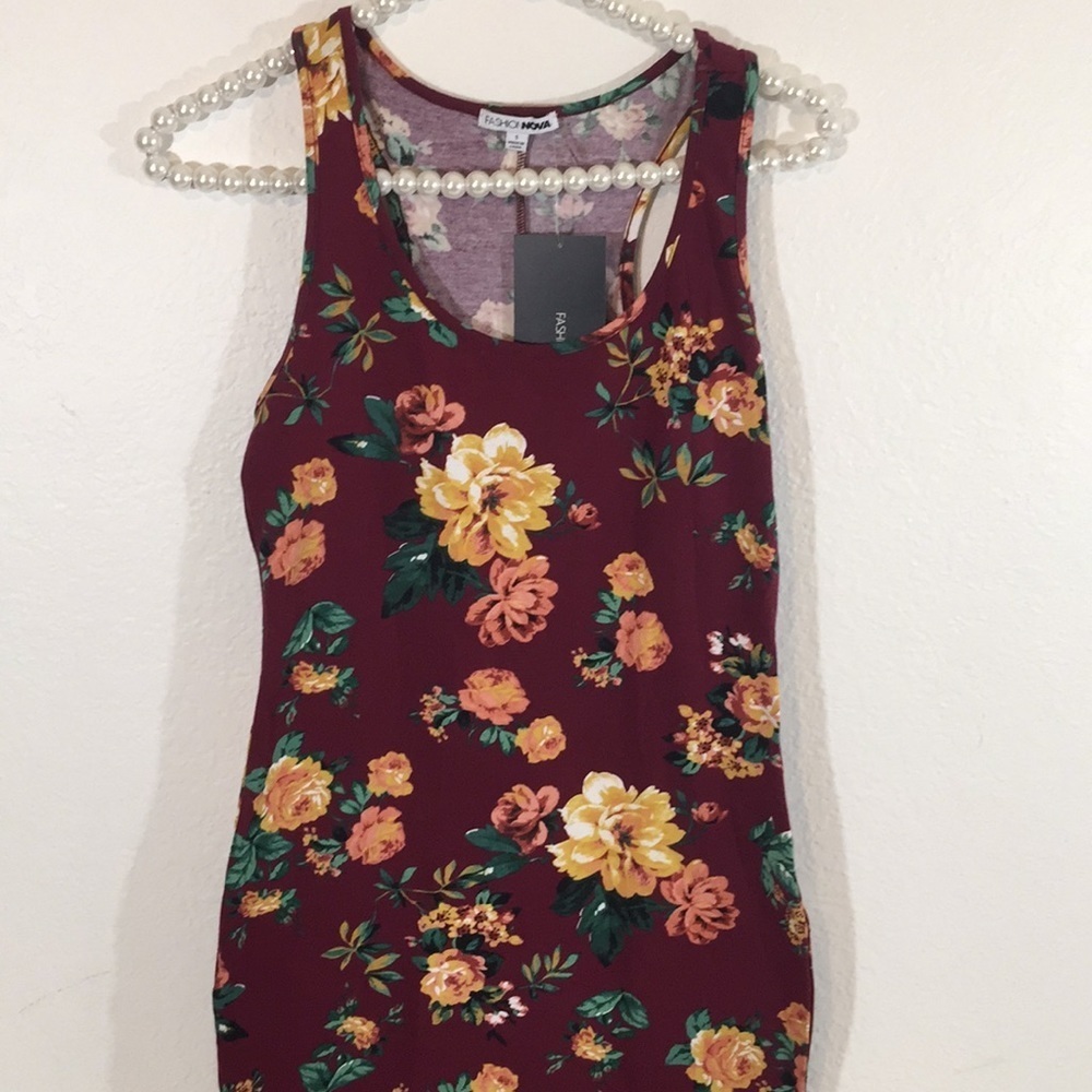 Fashion Nova Flowers And Chocolate Floral Dress - Picture 6 of 11